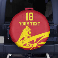 Macedonia Ice Hockey Custom Spare Tire Cover Go Champion - Wonder Print Shop
