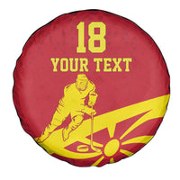 Macedonia Ice Hockey Custom Spare Tire Cover Go Champion - Wonder Print Shop