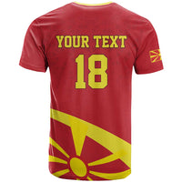 Macedonia Ice Hockey Custom T Shirt Go Champion - Wonder Print Shop