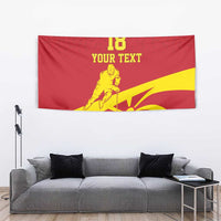 Macedonia Ice Hockey Custom Tapestry Go Champion - Wonder Print Shop