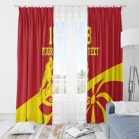 Macedonia Ice Hockey Custom Window Curtain Go Champion - Wonder Print Shop
