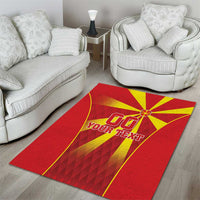 Custom Macedonia Football Area Rug Come On Lavovi - Wonder Print Shop