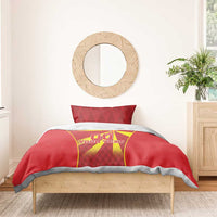 Custom Macedonia Football Bedding Set Come On Lavovi - Wonder Print Shop