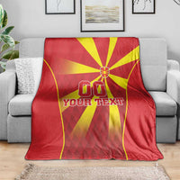 Custom Macedonia Football Blanket Come On Lavovi - Wonder Print Shop