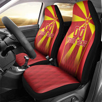 Custom Macedonia Football Car Seat Cover Come On Lavovi - Wonder Print Shop