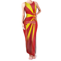 Custom Macedonia Football Family Matching Tank Maxi Dress and Hawaiian Shirt Come On Lavovi - Wonder Print Shop