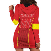 Custom Macedonia Football Hoodie Dress Come On Lavovi - Wonder Print Shop