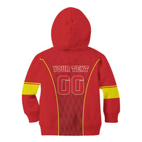 Custom Macedonia Football Kid Hoodie Come On Lavovi - Wonder Print Shop