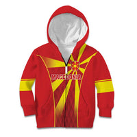 Custom Macedonia Football Kid Hoodie Come On Lavovi - Wonder Print Shop