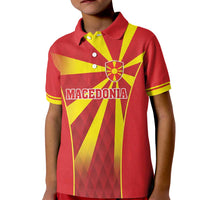 Custom Macedonia Football Kid Polo Shirt Come On Lavovi - Wonder Print Shop