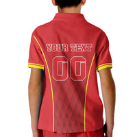 Custom Macedonia Football Kid Polo Shirt Come On Lavovi - Wonder Print Shop