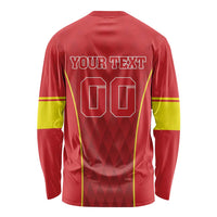 Custom Macedonia Football Long Sleeve Shirt Come On Lavovi - Wonder Print Shop