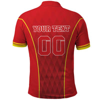 Custom Macedonia Football Polo Shirt Come On Lavovi - Wonder Print Shop
