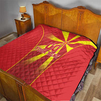 Custom Macedonia Football Quilt Come On Lavovi - Wonder Print Shop