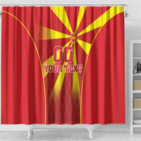 Custom Macedonia Football Shower Curtain Come On Lavovi - Wonder Print Shop