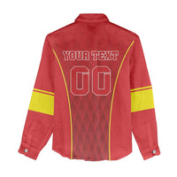 Custom Macedonia Football Women Casual Shirt Come On Lavovi - Wonder Print Shop