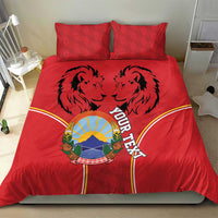 Personalized Macedonia Lion Bedding Set National Emblem - Wonder Print Shop