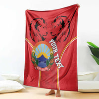 Personalized Macedonia Lion Blanket National Emblem - Wonder Print Shop