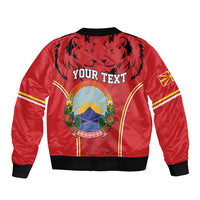 Personalized Macedonia Lion Bomber Jacket National Emblem - Wonder Print Shop