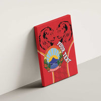 Personalized Macedonia Lion Canvas Wall Art National Emblem - Wonder Print Shop