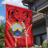 Personalized Macedonia Lion Garden Flag National Emblem - Wonder Print Shop