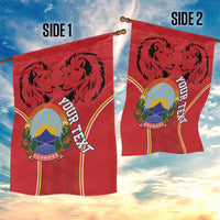 Personalized Macedonia Lion Garden Flag National Emblem - Wonder Print Shop