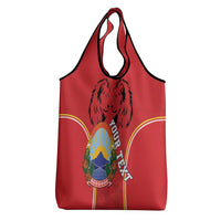 Personalized Macedonia Lion Grocery Bag National Emblem - Wonder Print Shop