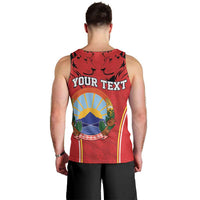 Personalized Macedonia Lion Men Tank Top National Emblem - Wonder Print Shop