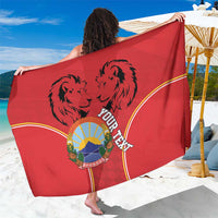 Personalized Macedonia Lion Sarong National Emblem - Wonder Print Shop