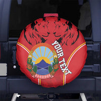 Personalized Macedonia Lion Spare Tire Cover National Emblem - Wonder Print Shop