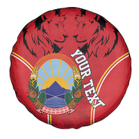 Personalized Macedonia Lion Spare Tire Cover National Emblem - Wonder Print Shop