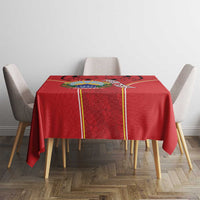 Personalized Macedonia Lion Tablecloth National Emblem - Wonder Print Shop