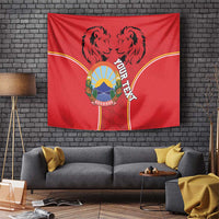 Personalized Macedonia Lion Tapestry National Emblem - Wonder Print Shop