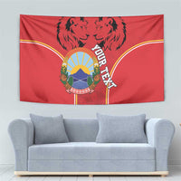 Personalized Macedonia Lion Tapestry National Emblem - Wonder Print Shop
