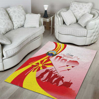 Macedonia Independence Day Area Rug Den na nezavisnosta - Wonder Print Shop
