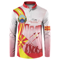 Macedonia Independence Day Button Sweatshirt Den na nezavisnosta - Wonder Print Shop