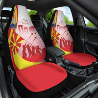 Macedonia Independence Day Car Seat Cover Den na nezavisnosta - Wonder Print Shop