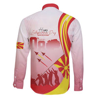 Macedonia Independence Day Family Matching Long Sleeve Bodycon Dress and Hawaiian Shirt Den na nezavisnosta - Wonder Print Shop