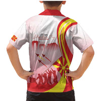 Macedonia Independence Day Family Matching Mermaid Dress and Hawaiian Shirt Den na nezavisnosta - Wonder Print Shop