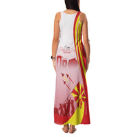 Macedonia Independence Day Family Matching Tank Maxi Dress and Hawaiian Shirt Den na nezavisnosta - Wonder Print Shop