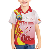 Macedonia Independence Day Family Matching Tank Maxi Dress and Hawaiian Shirt Den na nezavisnosta - Wonder Print Shop