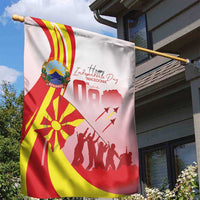 Macedonia Independence Day Garden Flag Den na nezavisnosta - Wonder Print Shop