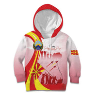 Macedonia Independence Day Kid Hoodie Den na nezavisnosta - Wonder Print Shop