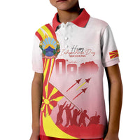 Macedonia Independence Day Kid Polo Shirt Den na nezavisnosta - Wonder Print Shop