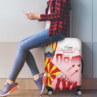 Macedonia Independence Day Luggage Cover Den na nezavisnosta - Wonder Print Shop