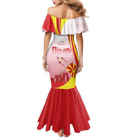 Macedonia Independence Day Mermaid Dress Den na nezavisnosta - Wonder Print Shop