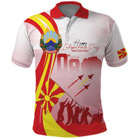 Macedonia Independence Day Polo Shirt Den na nezavisnosta - Wonder Print Shop
