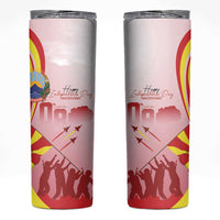 Macedonia Independence Day Skinny Tumbler Den na nezavisnosta - Wonder Print Shop