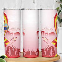 Macedonia Independence Day Skinny Tumbler Den na nezavisnosta - Wonder Print Shop