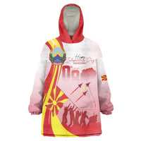 Macedonia Independence Day Wearable Blanket Hoodie Den na nezavisnosta - Wonder Print Shop